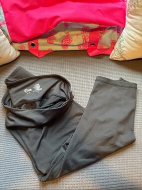 ZYIA Black Light N Tight Leggings 16-18 GUC